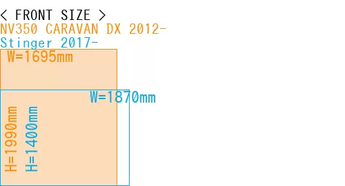 #NV350 CARAVAN DX 2012- + Stinger 2017-